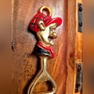 Gold and Red Decorative Bottle Opener